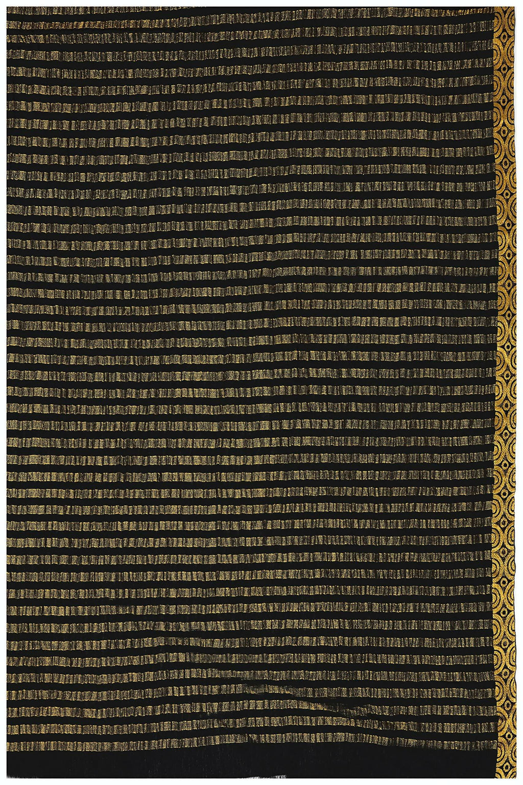 Mimosa Women's Banarasi Chiffon Black Saree