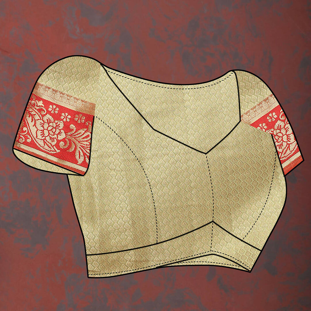 Lorenvalley Fashion Seagreen Cotton Woven Design with Zari Weaving Design Saree