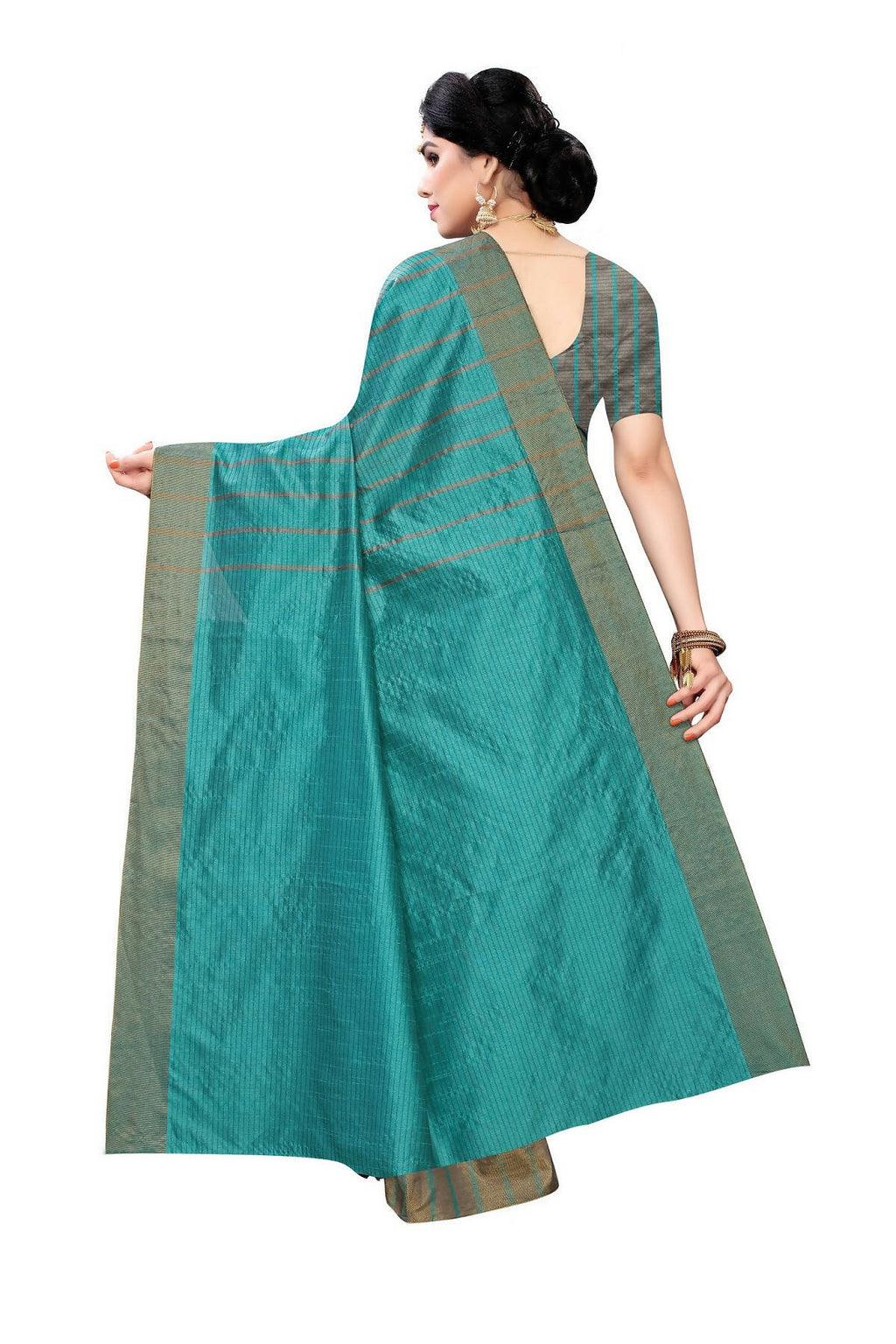 Vamika Cotton Silk Weaving Paithani Rama Saree (Paithani Rama)