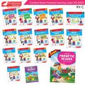 Cardinal Books Preschool Learning Junior KG (LKG) Kit C Set of 16| Ages 4-5 Years| Alphabet| Number| Rhymes and Stories| Phonic| Hindi Varnmala