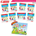 Cardinal Books Preschool Learning Nursery Kit B Set of 8|Alphabet | Numbers| Rhymes & Stories| Colouring| Phonic Book Ages 3-4 Years