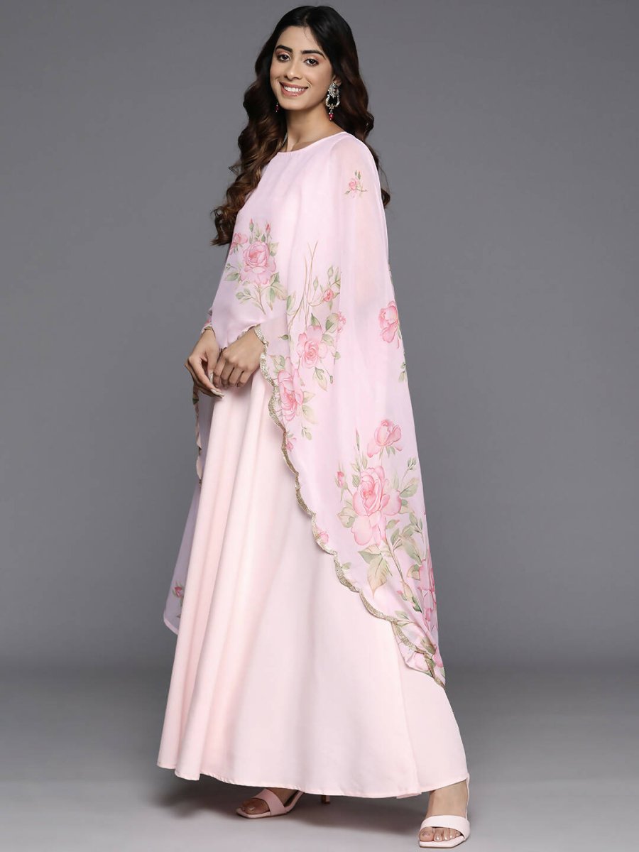 Ahalyaa Women's Traditional wear Dress - Pink