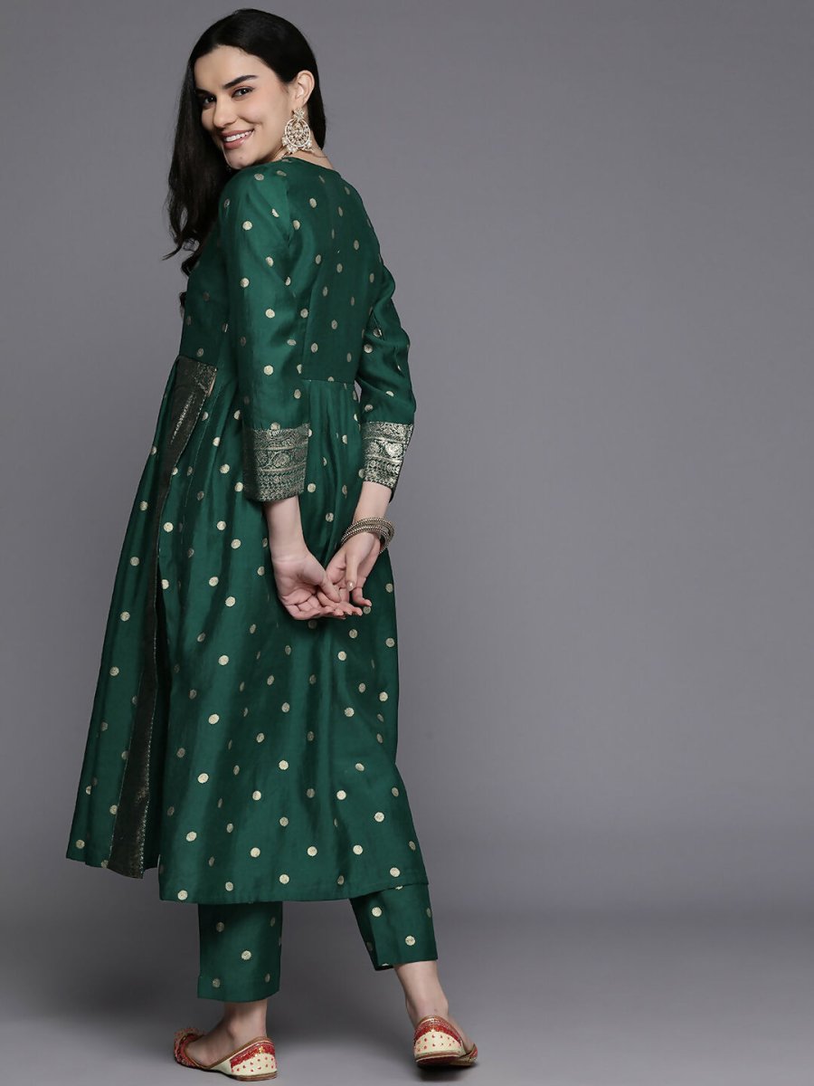 Ahalyaa Women's Traditional wear Kurta Set - Green