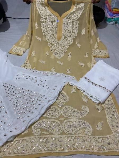 Arfa Fashion House New Collection Of Chikankari Gota Patti Lovers