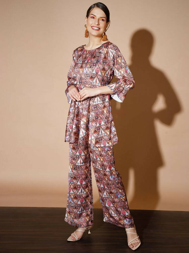 Myshka Women Multi Printed Co-Ords