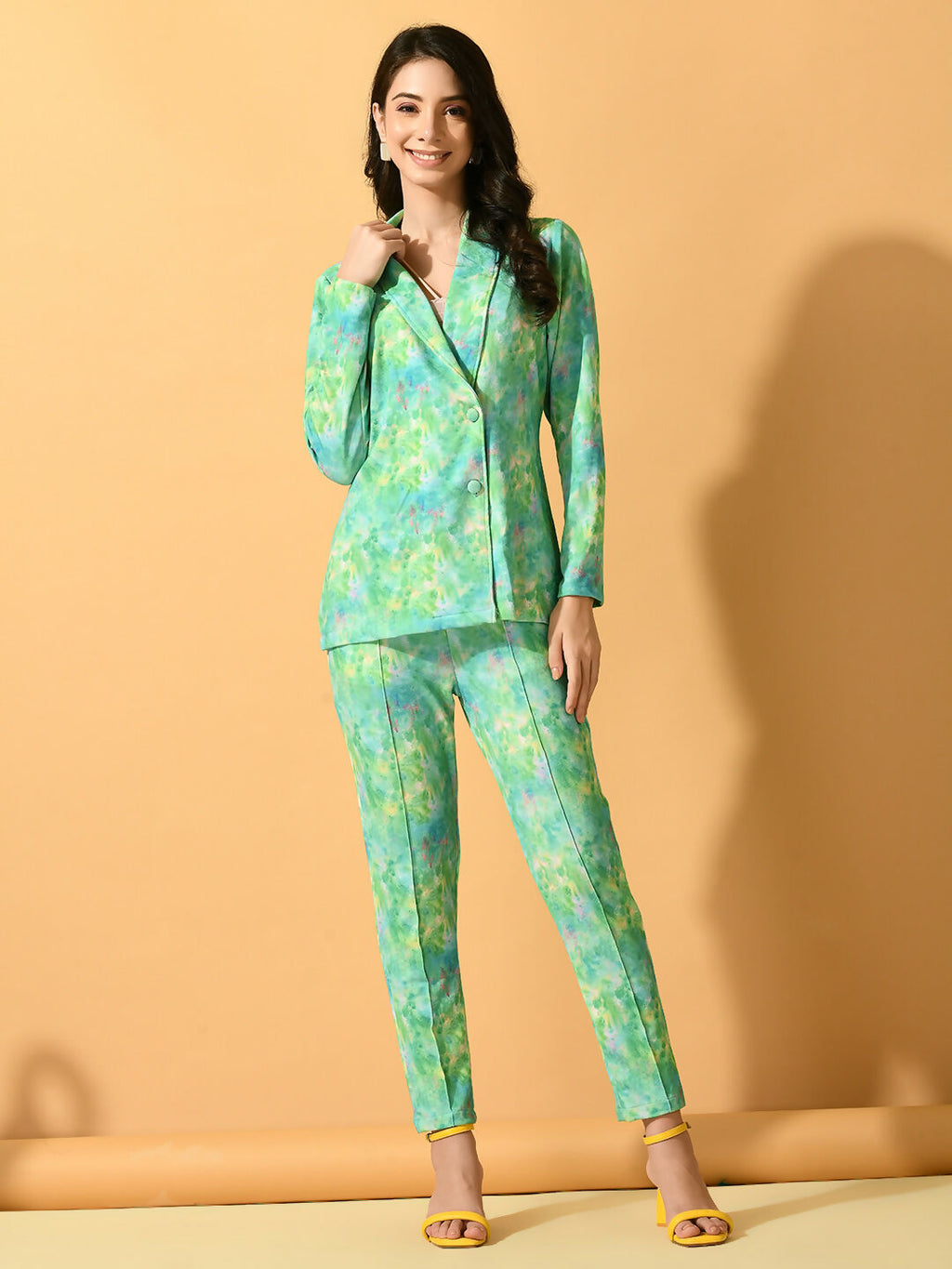 Myshka Women's Multi Printed Ombre Jacket