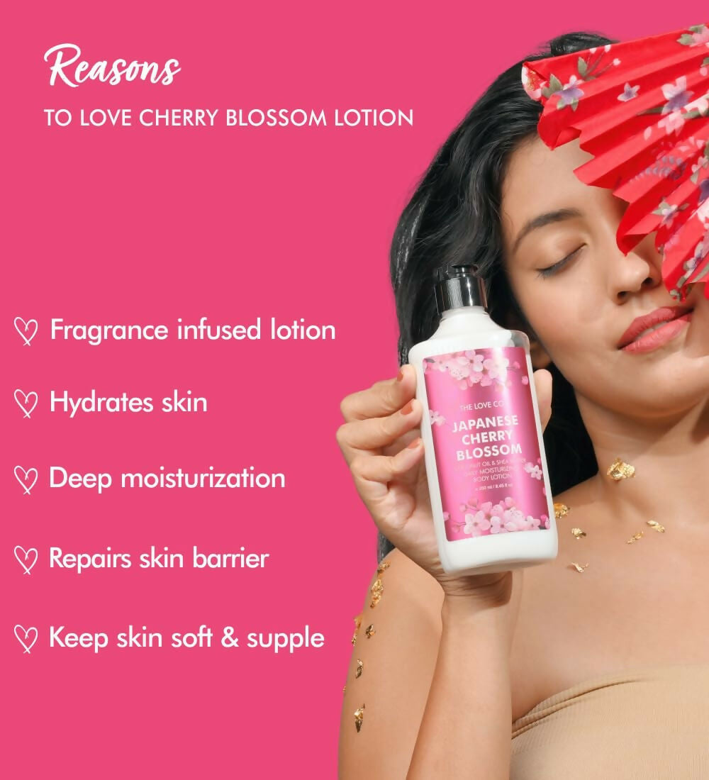The Love Co Japanese Cherry Blossom Body Lotion