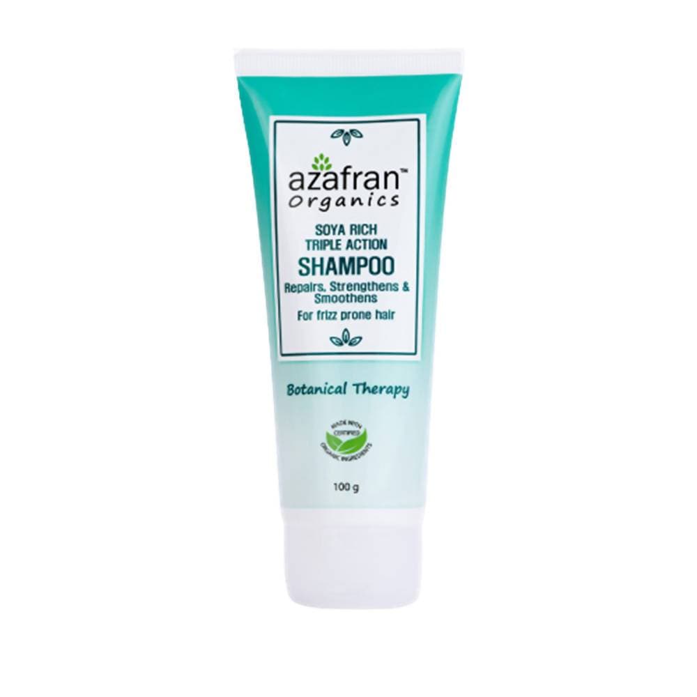 Azafran Organics Soya Rich Triple Action Shampoo