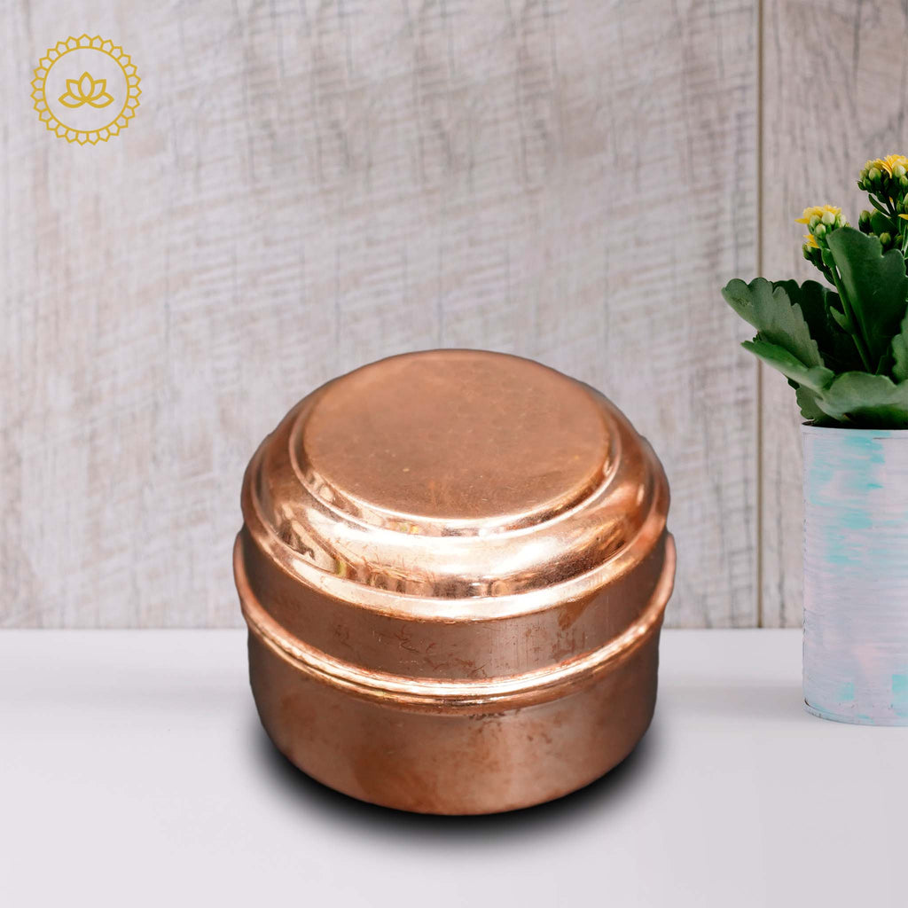 Copper Kumkum Box