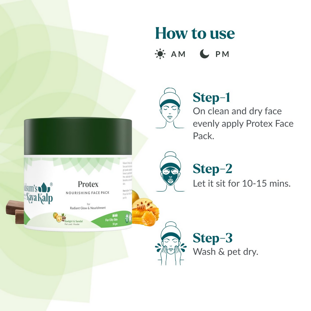 Kulsum's Kaya Kalp Protex Nourishing Face Pack With Baelgiri & Sandalwood