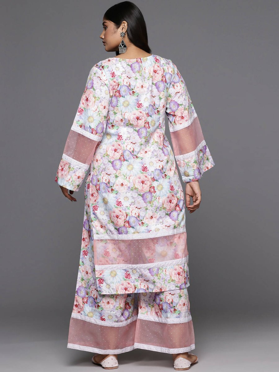 Ahalyaa Women's Traditional wear Kurta Set - Lavender