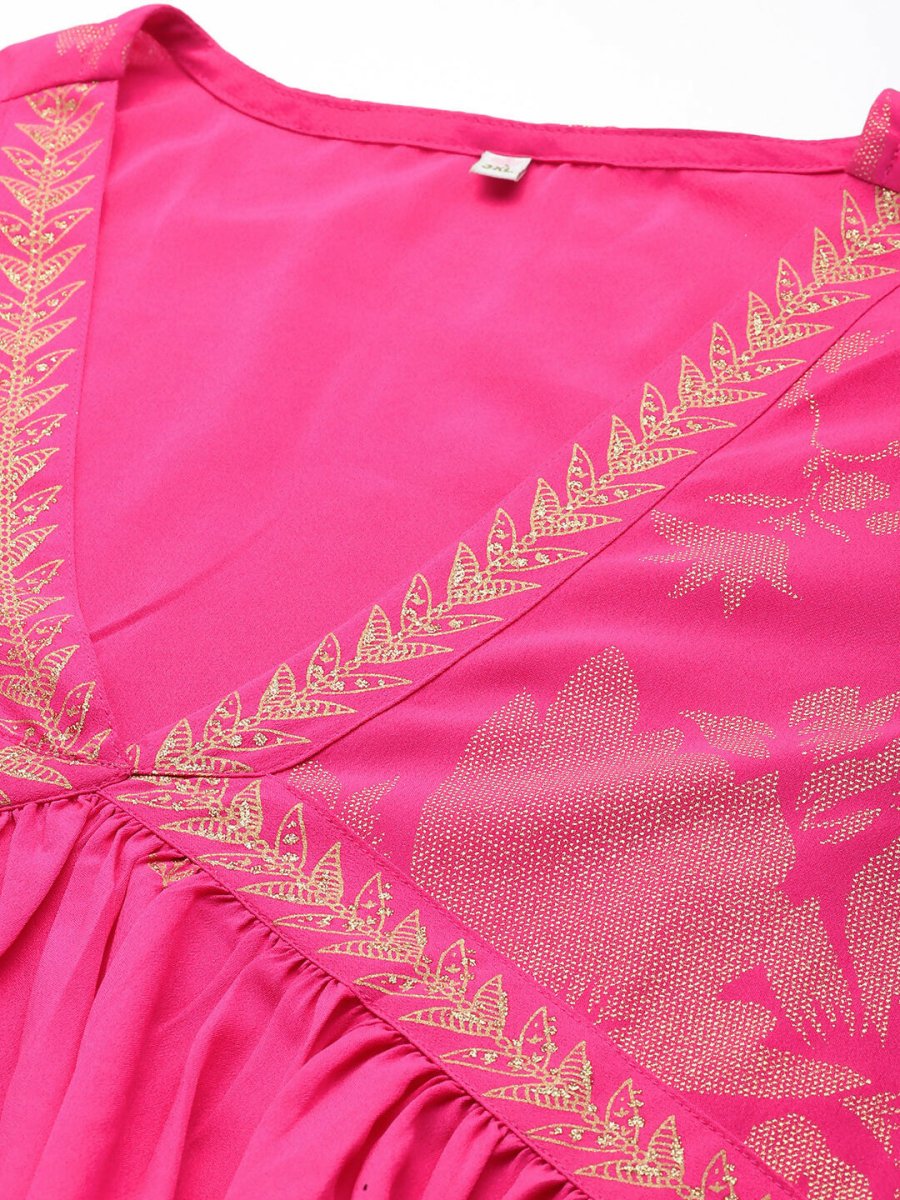 Ahalyaa Women's Traditional Wear Co-ords - Pink