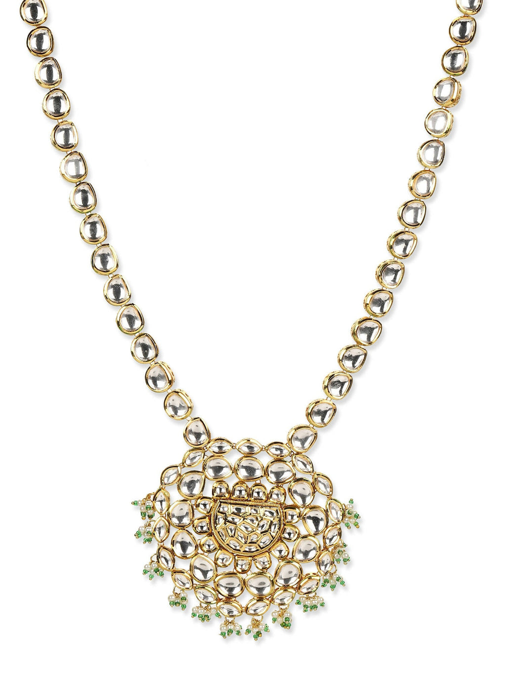 Women's Gold-Polished Necklace - Ruby Raang