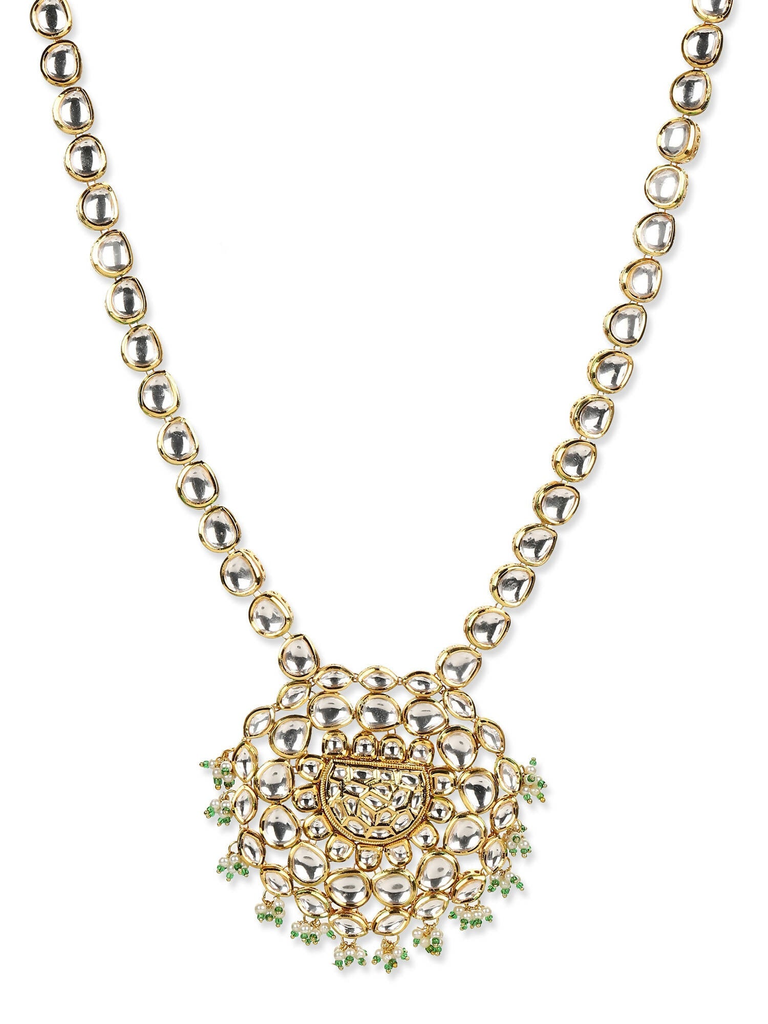 Women's Gold-Polished Necklace - Ruby Raang
