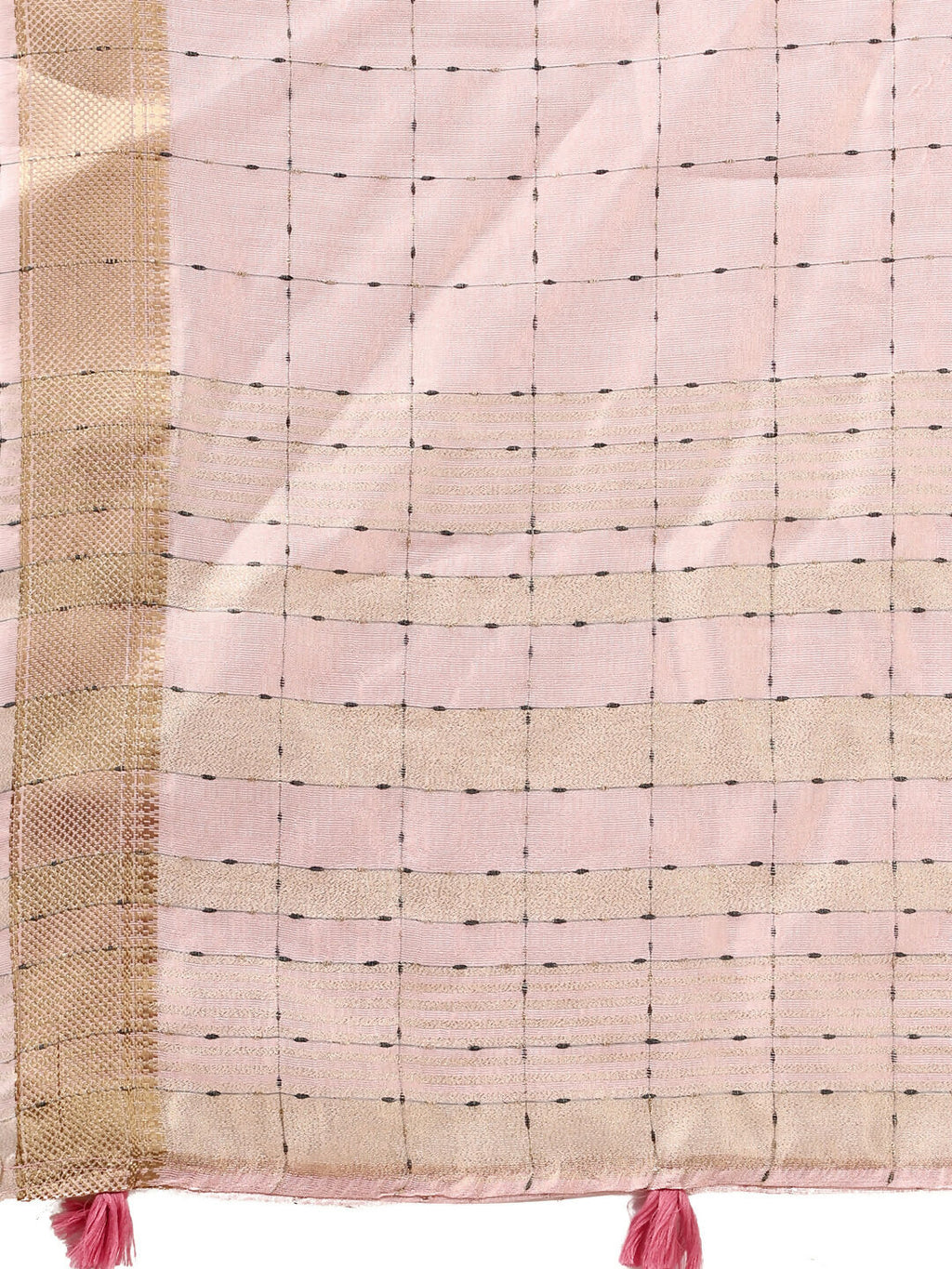 Shree Shyam Fashion Organza Peach Saree