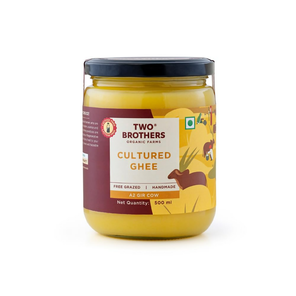 Two Brothers Organic Farms A2 Ghee Butter Organic Grass Fed From Gir Cow