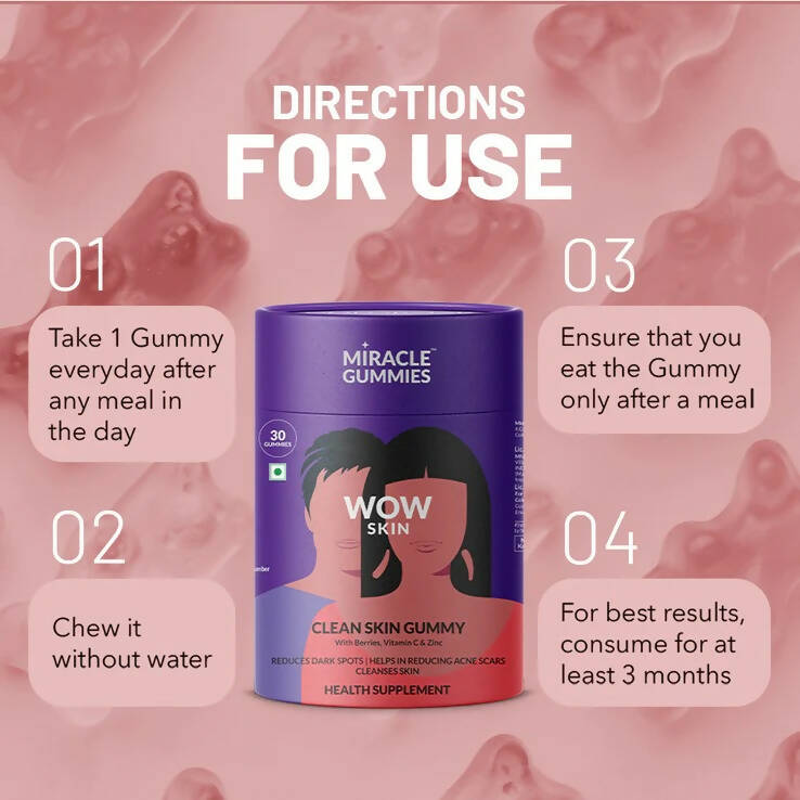 Miracle Gummies Wow Skin Gummies