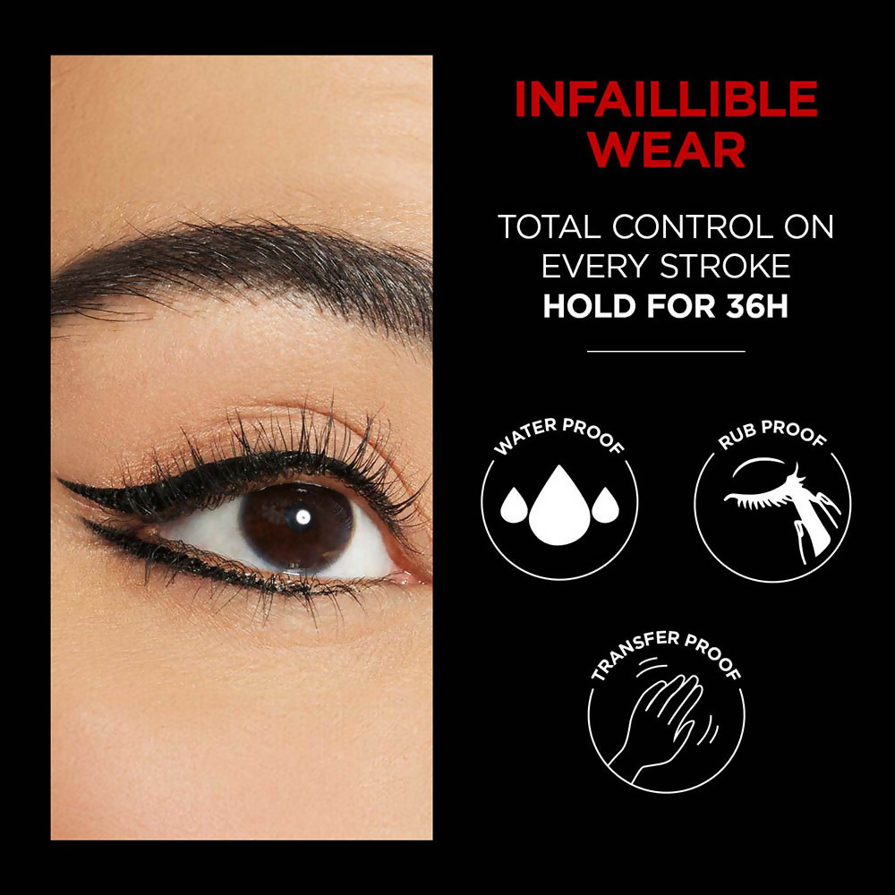 L'Oreal Paris Infaillible Grip Micro Fine Liner - 01 Obsidian Black