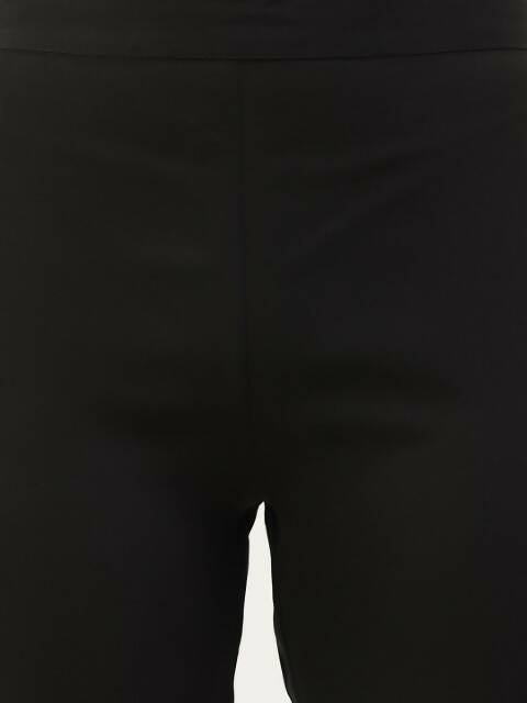 FIORRA Women's Black Poly Crepe A-Line Kurta Pant With Dupatta