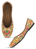 Desi Colour Women Indian Ethnic Footwear-Cushioned Multicolour
