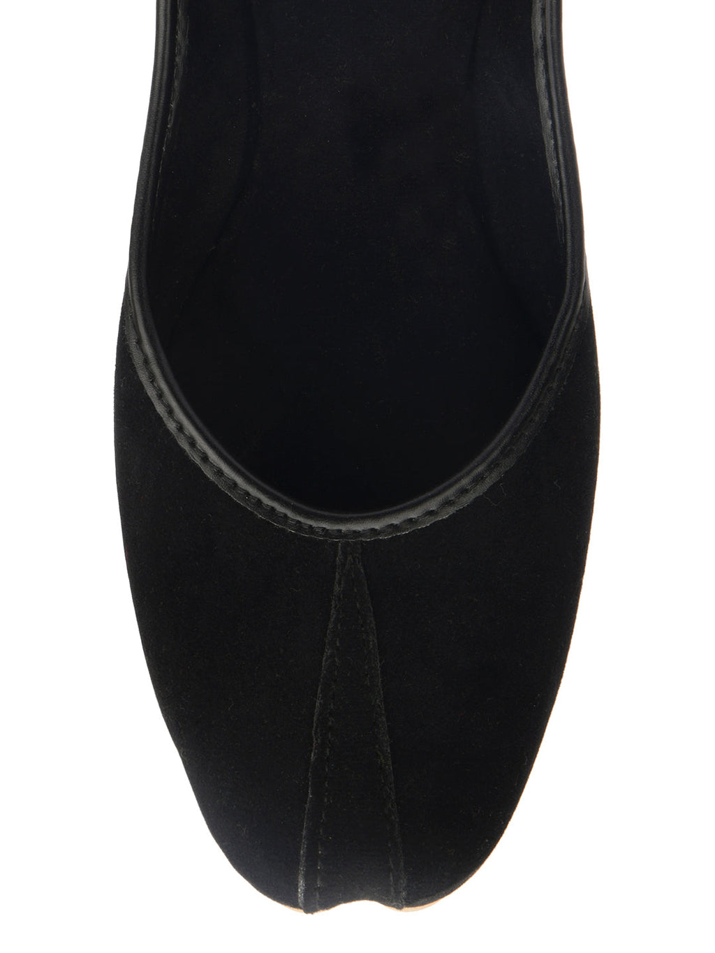 Desi Colour Women Indian Ethnic Footwear-Basic Suede -Black