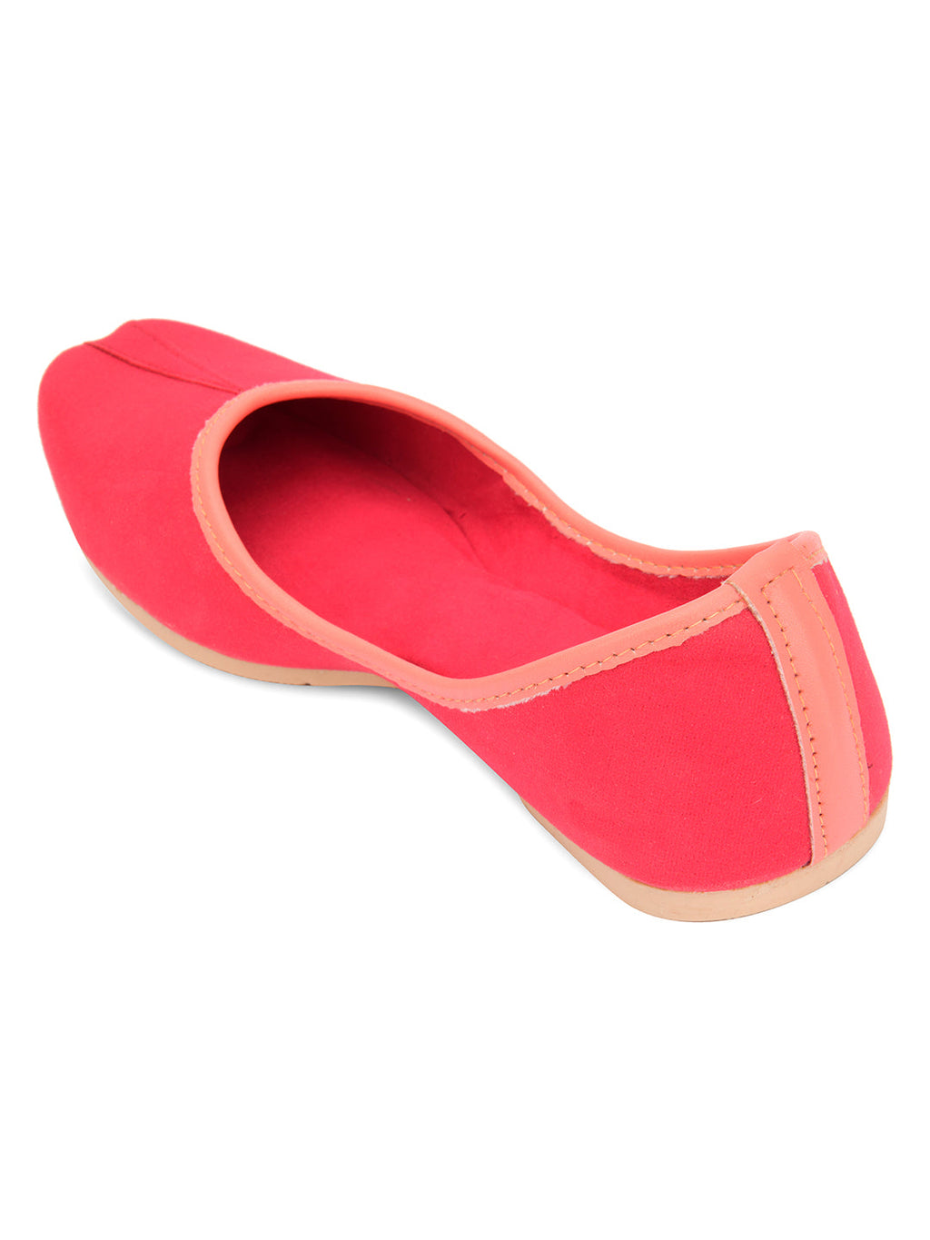 Desi Colour Women Indian Ethnic Footwear-Basic Suede -Pink