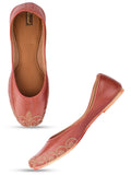 Desi Colour Women Indian Ethnic Footwear-Polish-Dark Brown 1