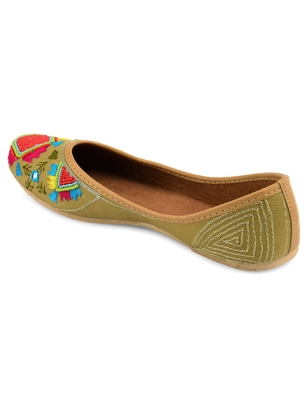 Desi Colour Women Indian Ethnic Footwear-Daily Wear Jute Rhombus