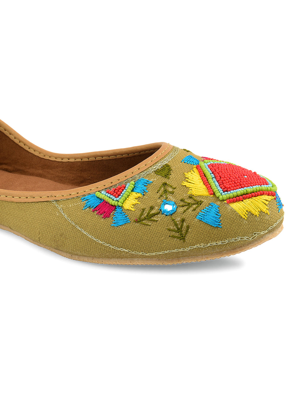 Desi Colour Women Indian Ethnic Footwear-Daily Wear Jute Rhombus