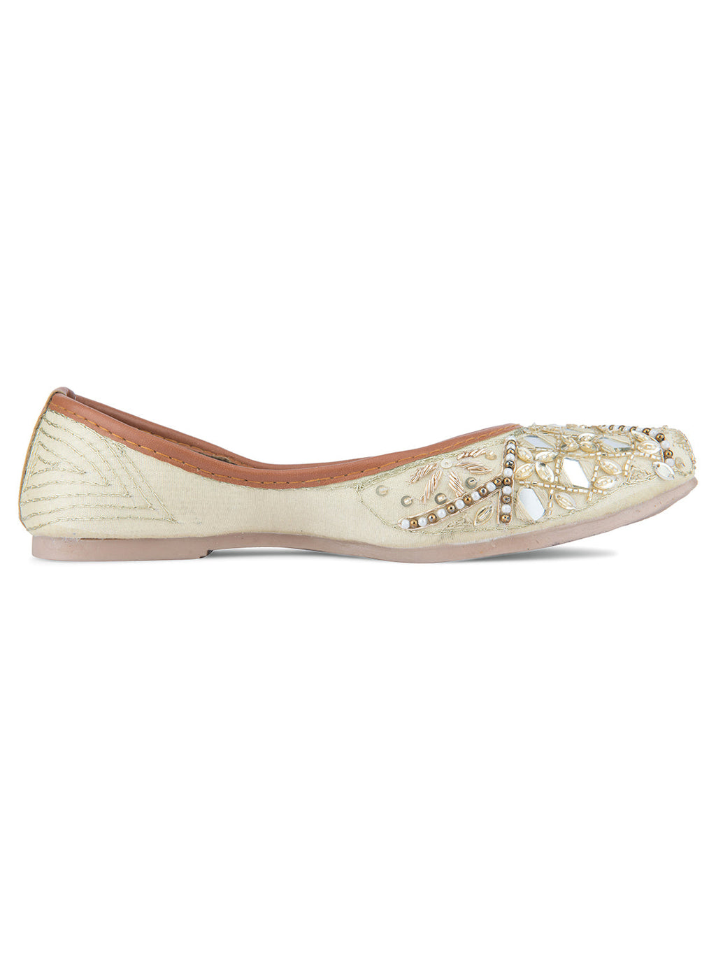 Desi Colour Women Indian Ethnic Footwear-Heavy Emb -1