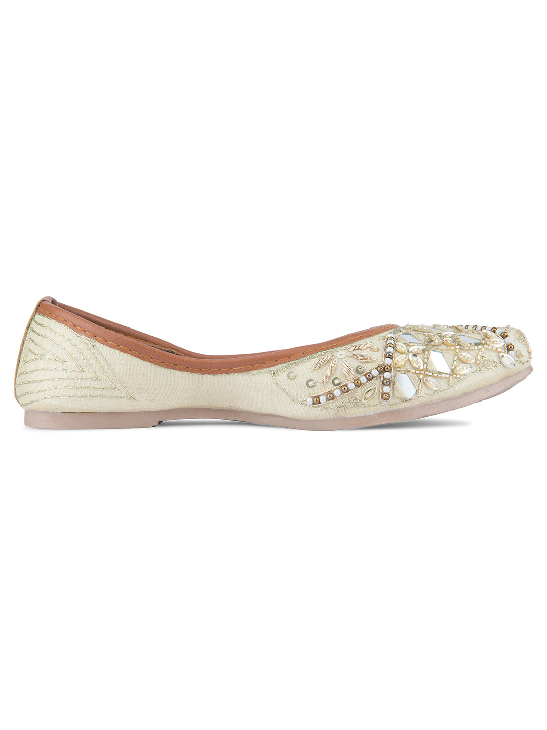 Desi Colour Women Indian Ethnic Footwear-Heavy Emb -1