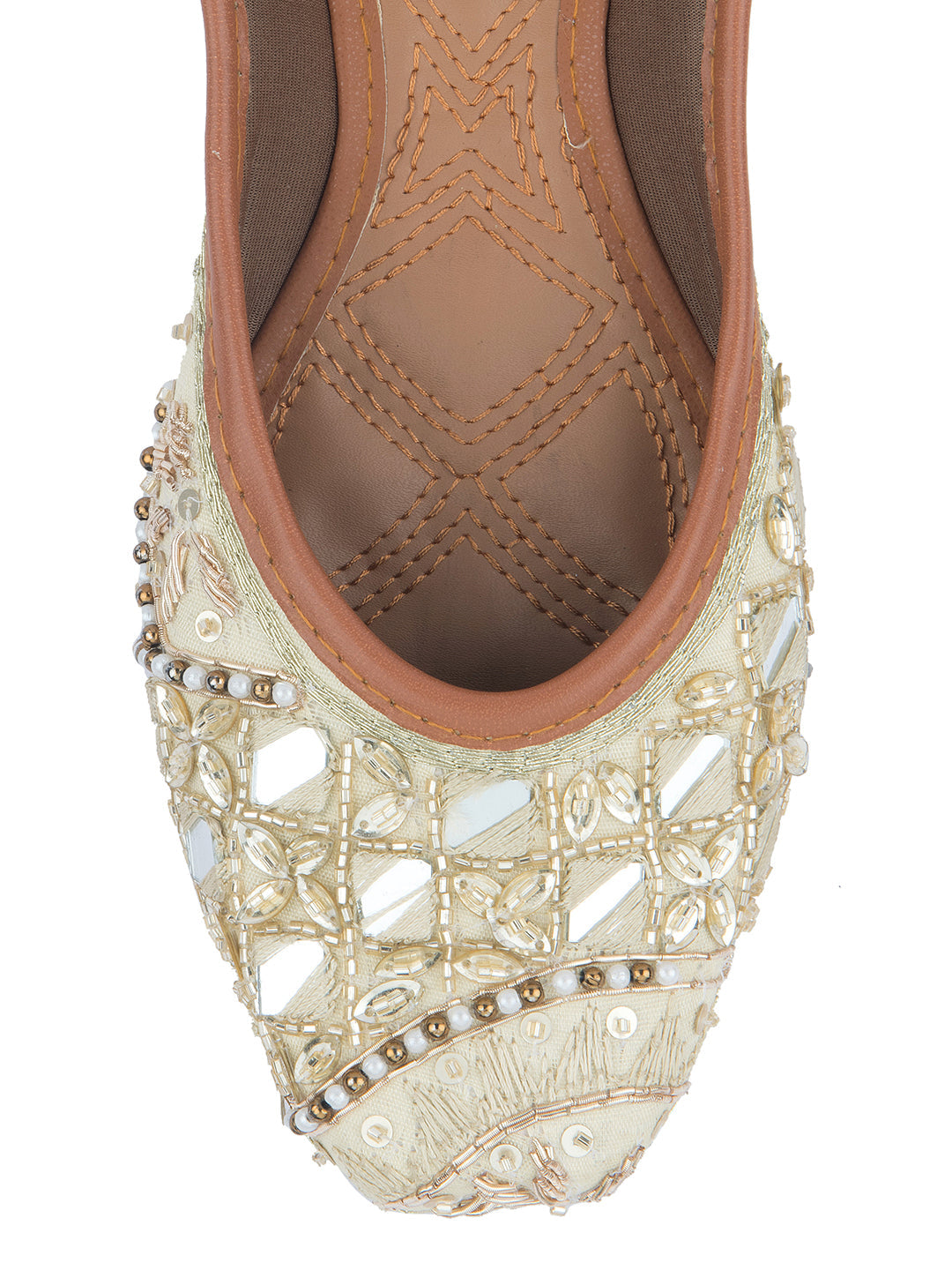 Desi Colour Women Indian Ethnic Footwear-Heavy Emb -1