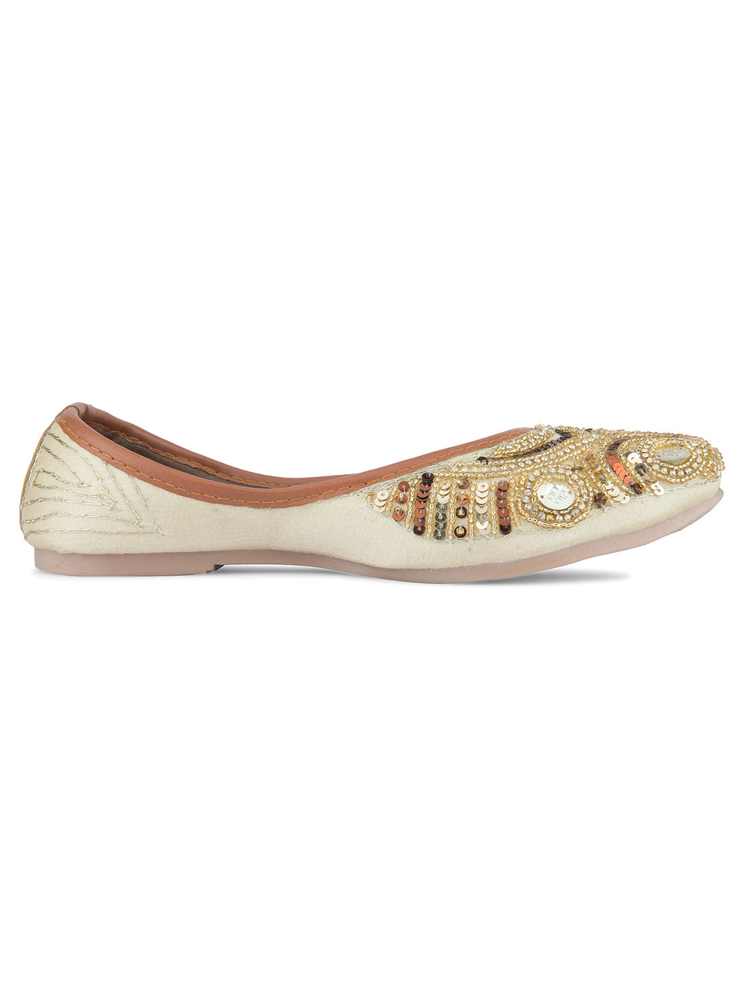 Desi Colour Women Indian Ethnic Footwear-Heavy Emb -2