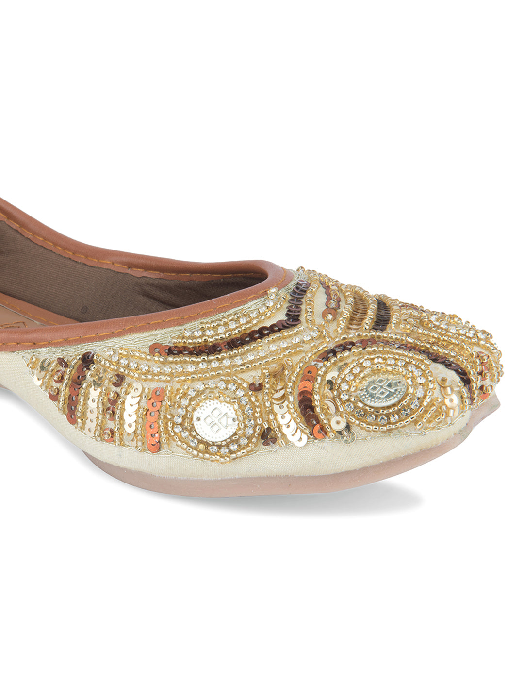 Desi Colour Women Indian Ethnic Footwear-Heavy Emb -2
