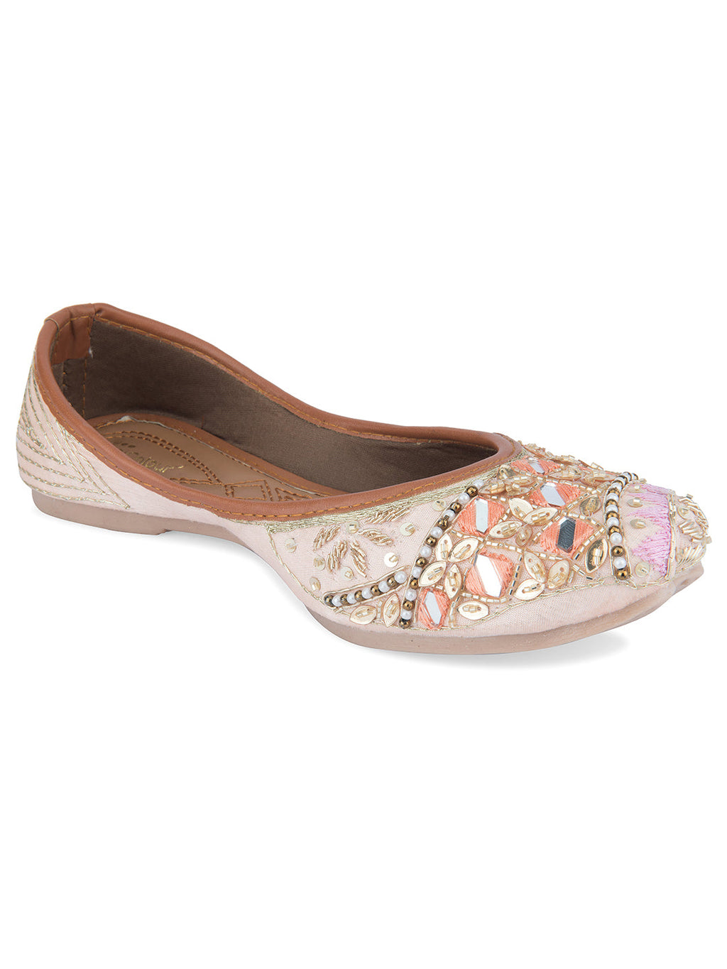 Desi Colour Women Indian Ethnic Footwear-Heavy Emb -4
