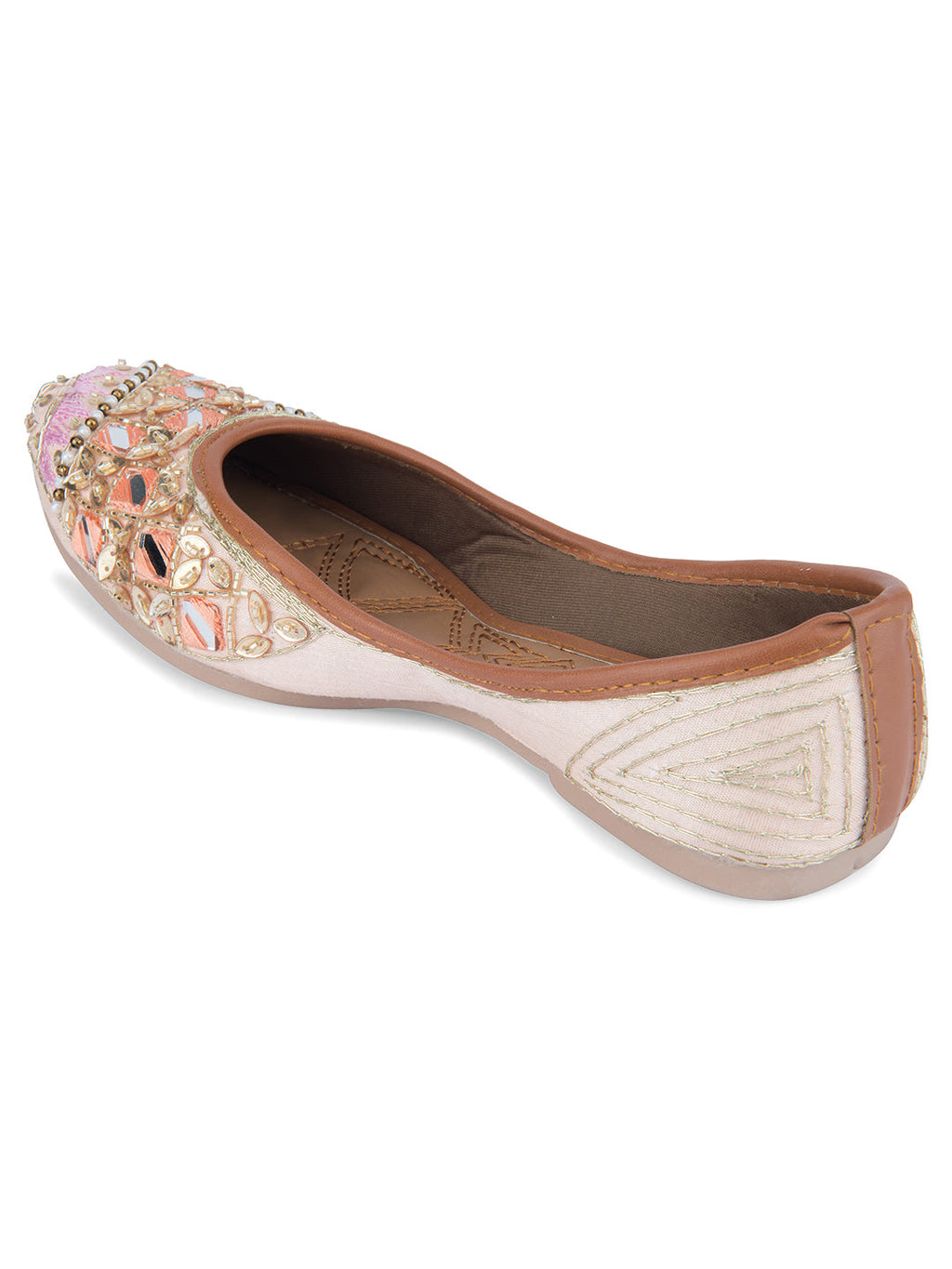 Desi Colour Women Indian Ethnic Footwear-Heavy Emb -4