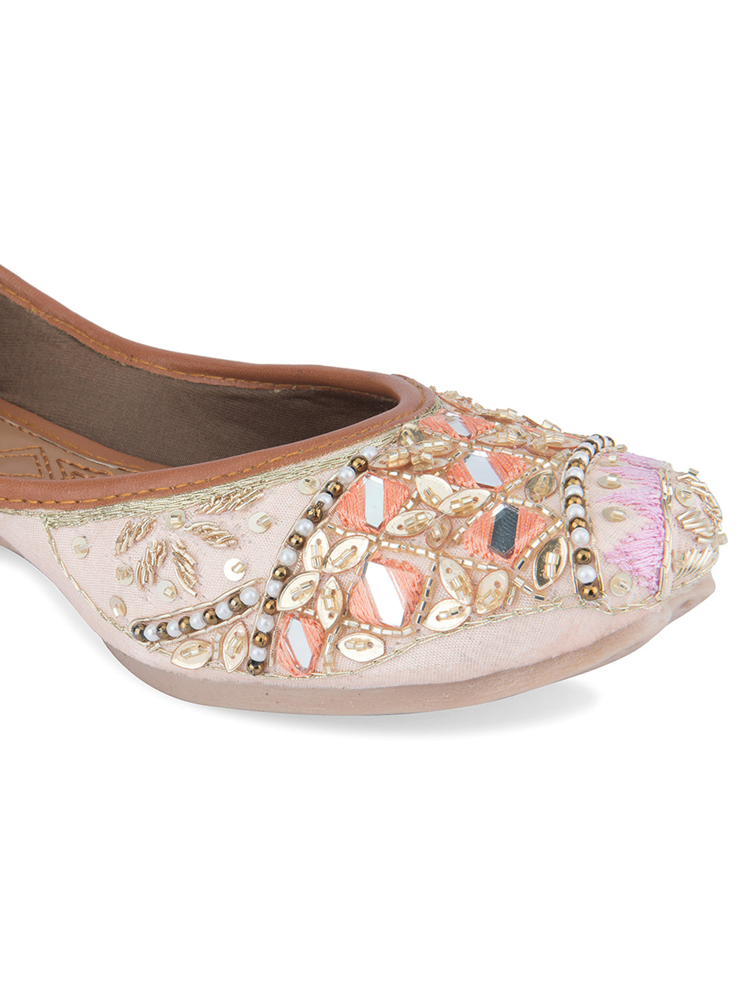 Desi Colour Women Indian Ethnic Footwear-Heavy Emb -4
