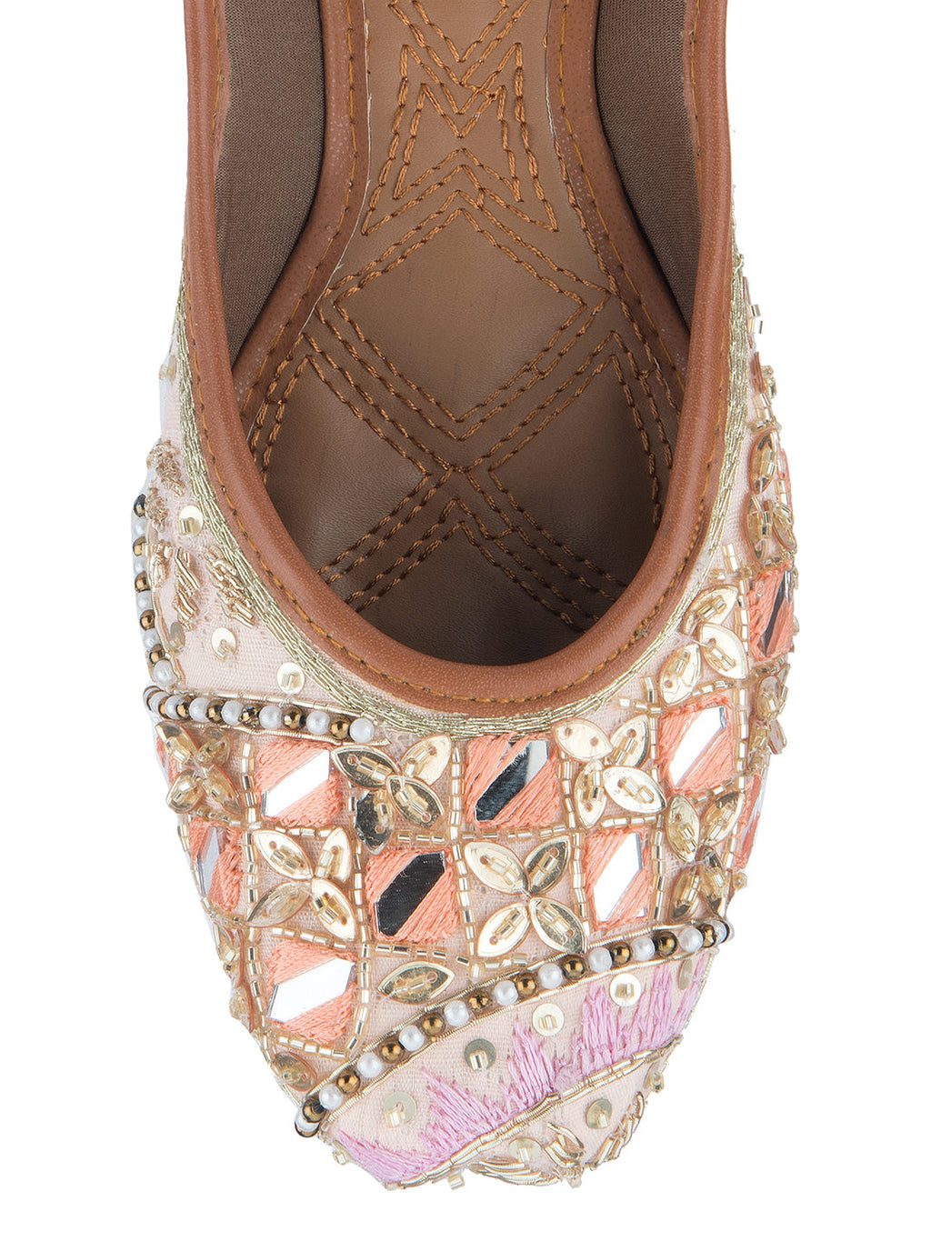 Desi Colour Women Indian Ethnic Footwear-Heavy Emb -4