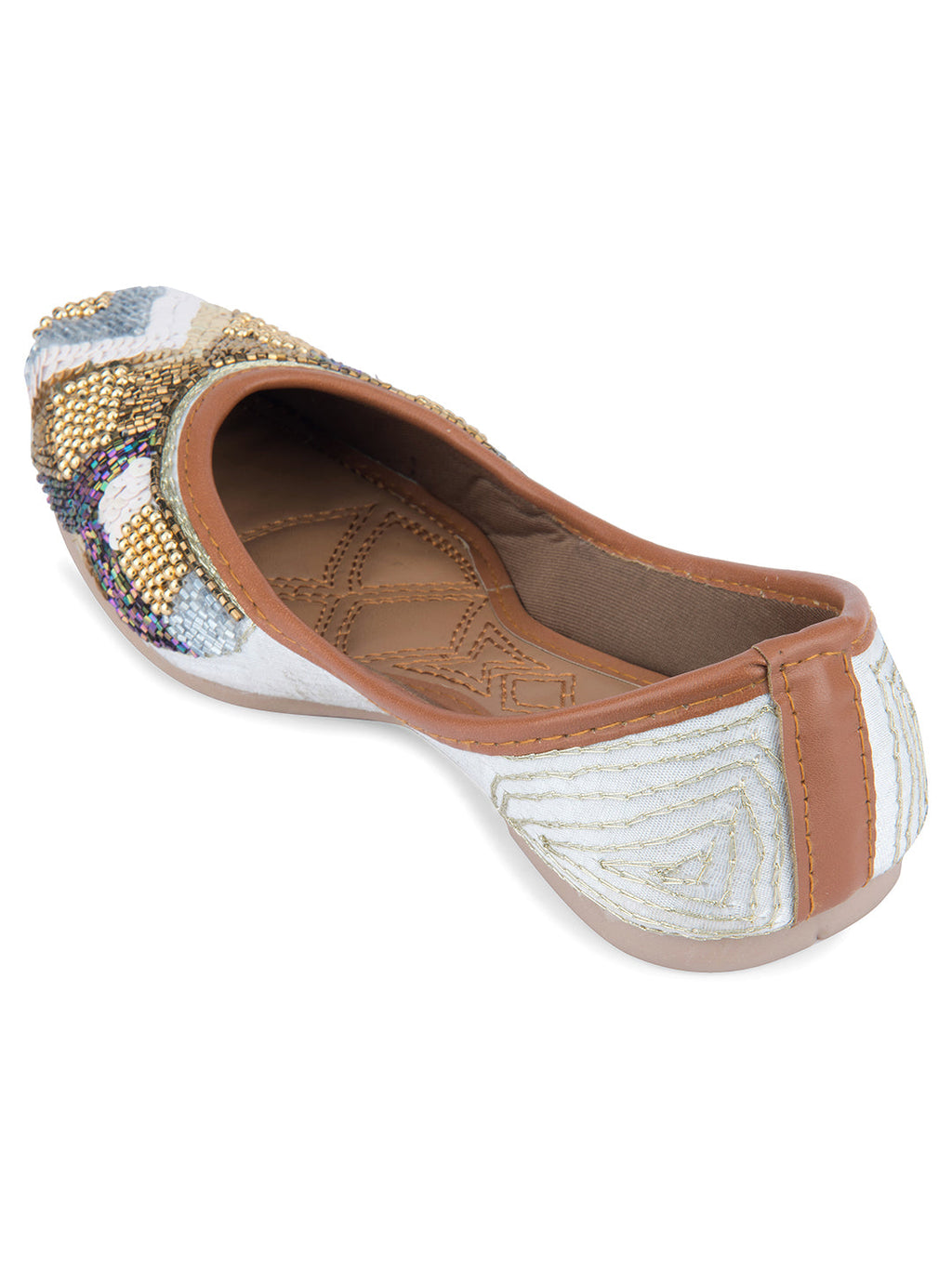 Desi Colour Women Indian Ethnic Footwear-Heavy Emb -17