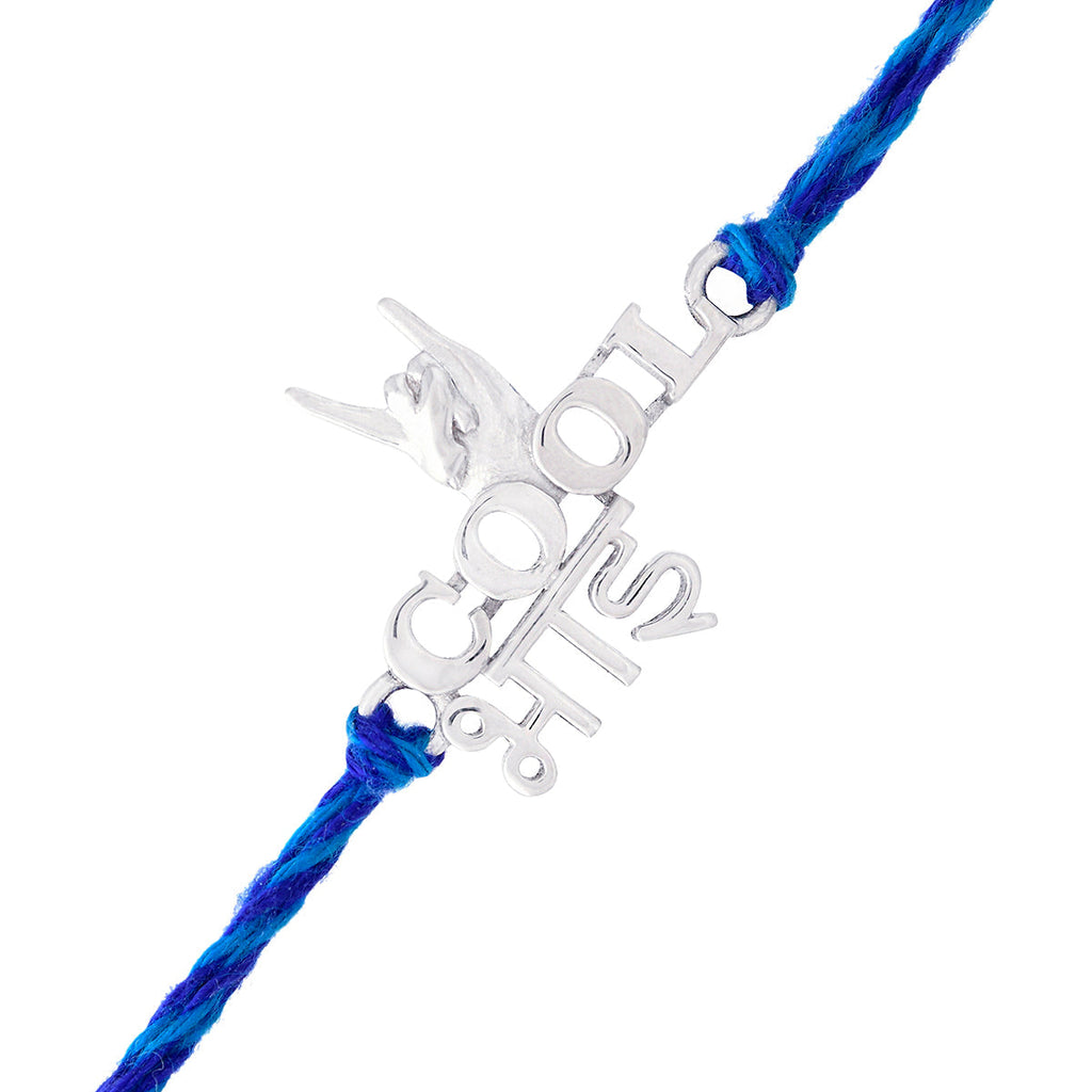 trueBrowns X Voylla 925 Sterling Silver Precious Cool Bhai Thread Rakhi