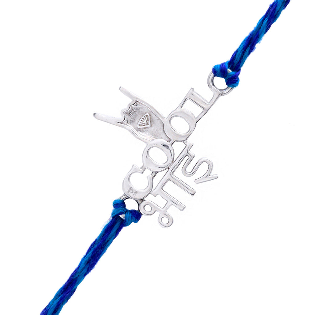 trueBrowns X Voylla 925 Sterling Silver Precious Cool Bhai Thread Rakhi