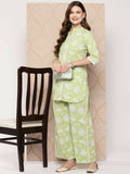 Ahalyaa Women's Traditional Wear Co-ods - Pista Green