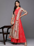 Ahalyaa Women's Traditional wear Ethnic Dress - Red