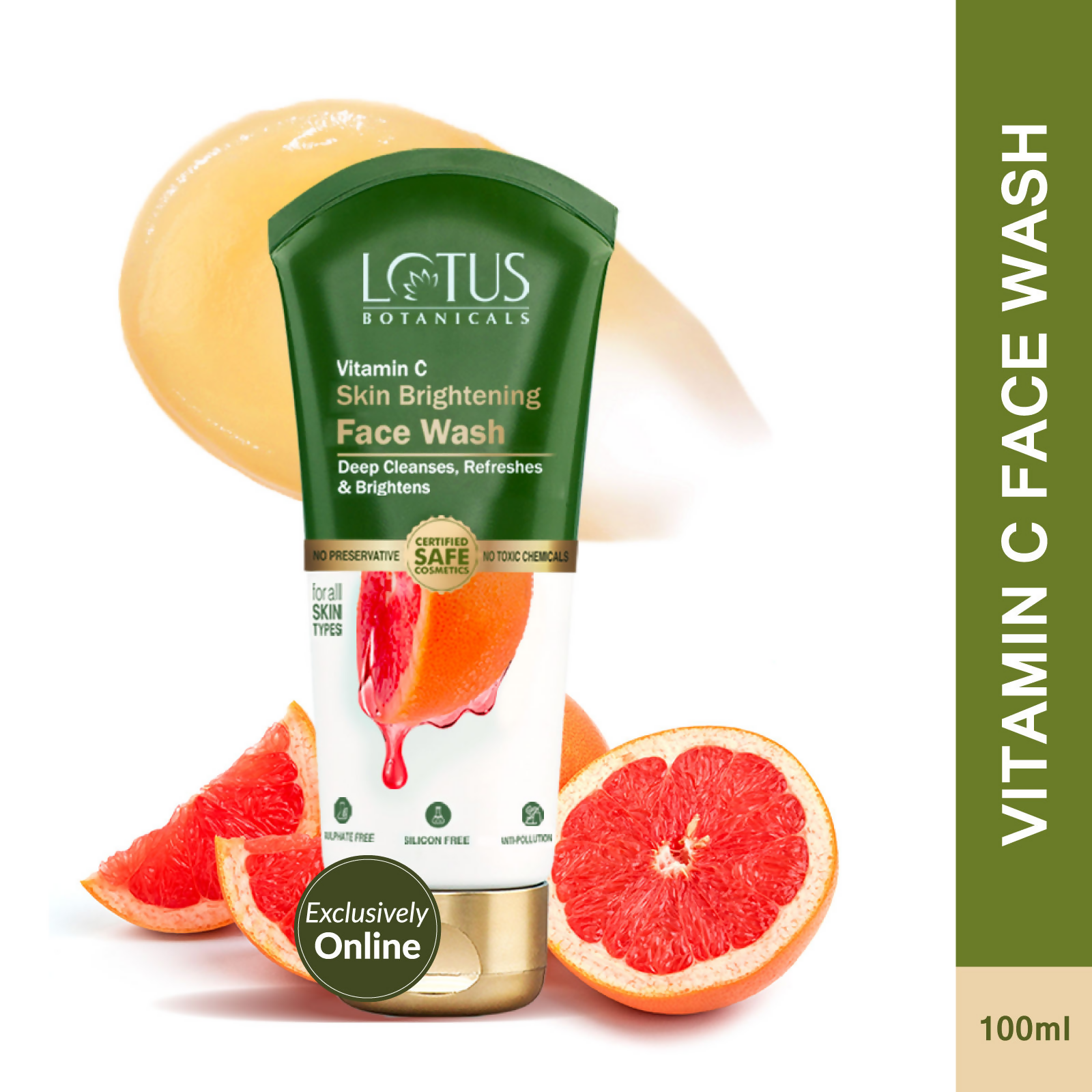 Lotus Botanicals Vitamin C Skin Brightening Face Wash