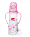 Babyhug Bubble Anti-Colic Sterilizable Feeding Bottle With Handles Pink