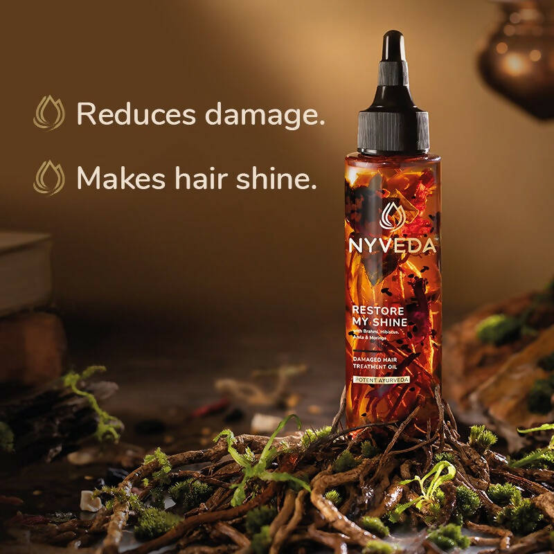 Nyveda Damaged Hair Treatment Oil | Restore My Shine