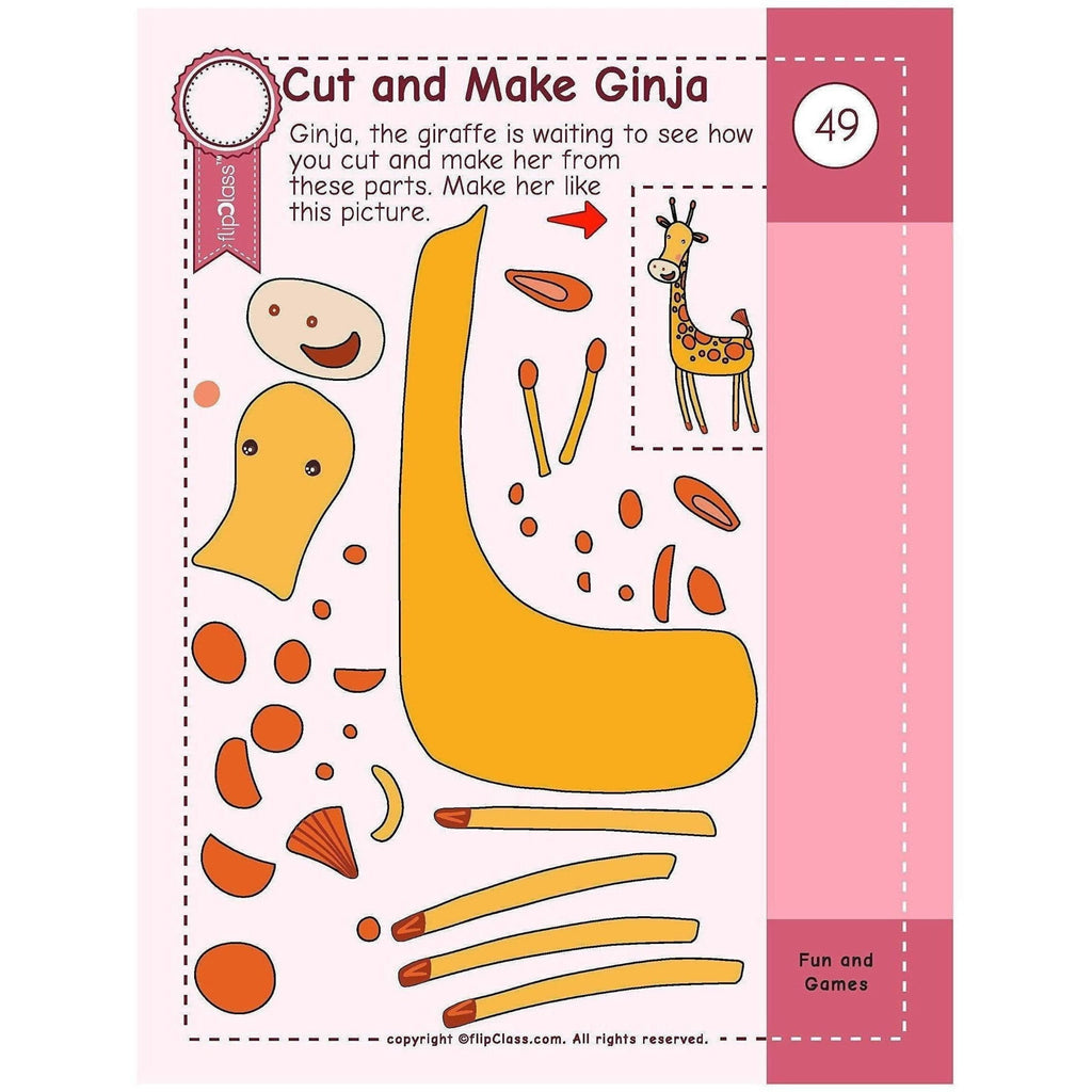 Genius Kids Worksheets for Lkg - Set of 8 Workbooks for LKG, KG-1