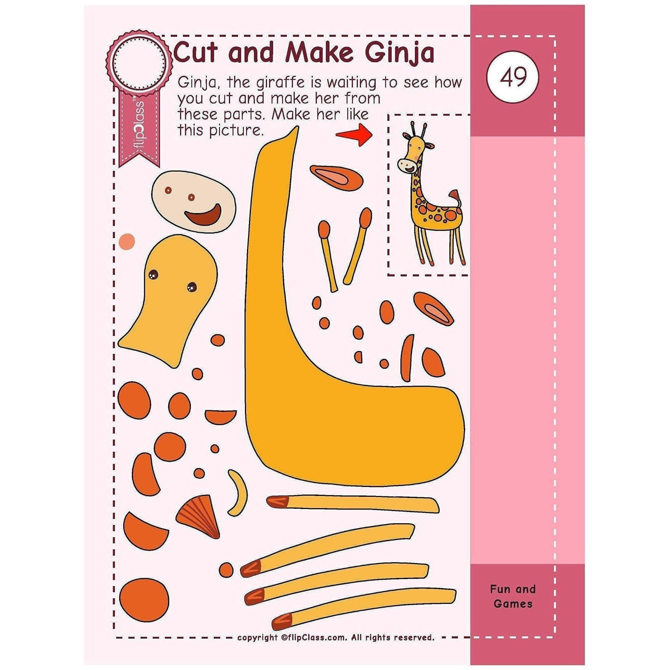 Genius Kids Worksheets for Lkg - Set of 8 Workbooks for LKG, KG-1