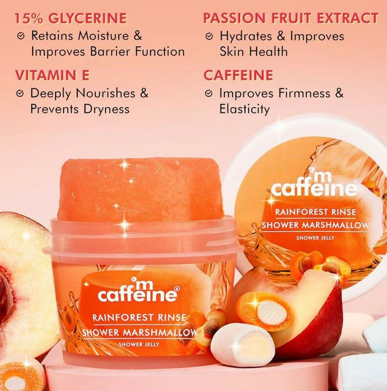MCaffeine Rainforest Rinse Shower Marshmallow Shower Jelly Soap
