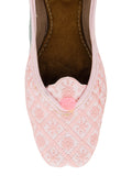 Desi Colour Women Indian Ethnic Footwear-Pink Front Flip